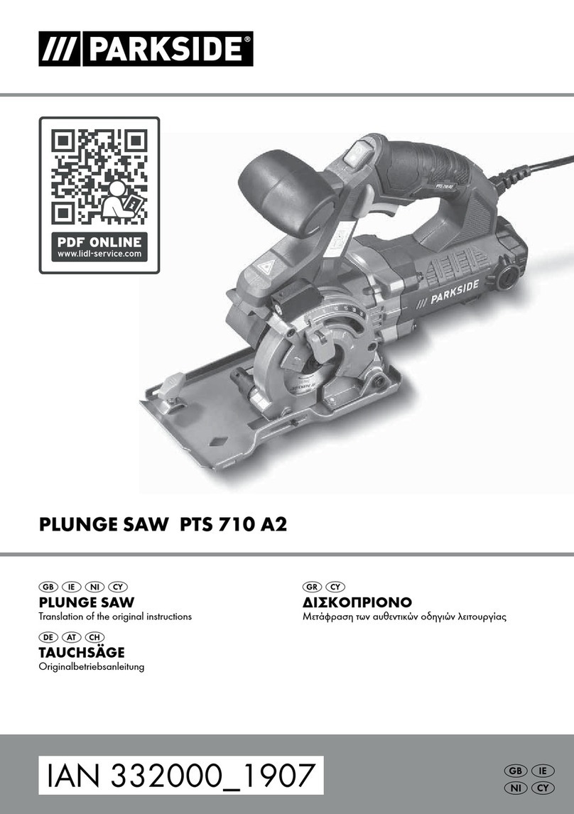 Parkside PTS 710 A2 Translation of the original instructions