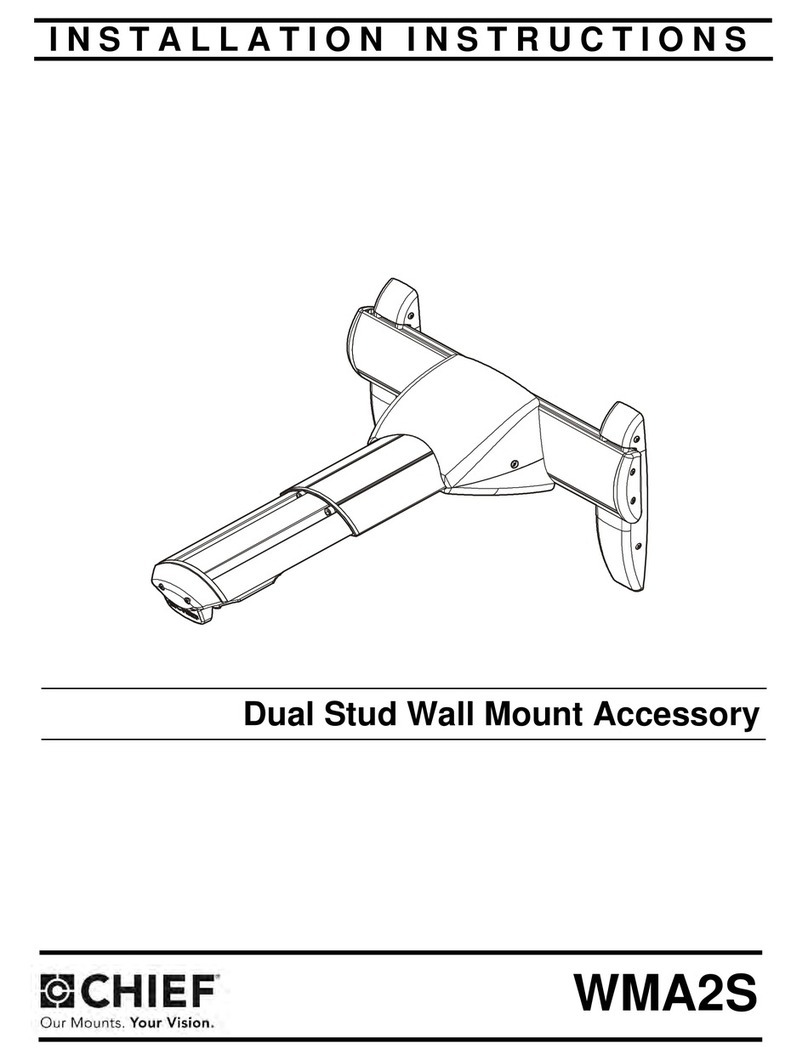 CHIEF WMA2S User manual