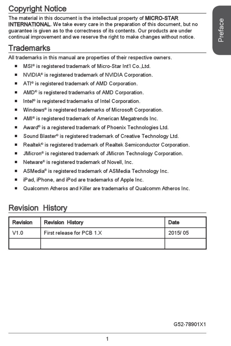 MSI N3050I ECO Series User manual