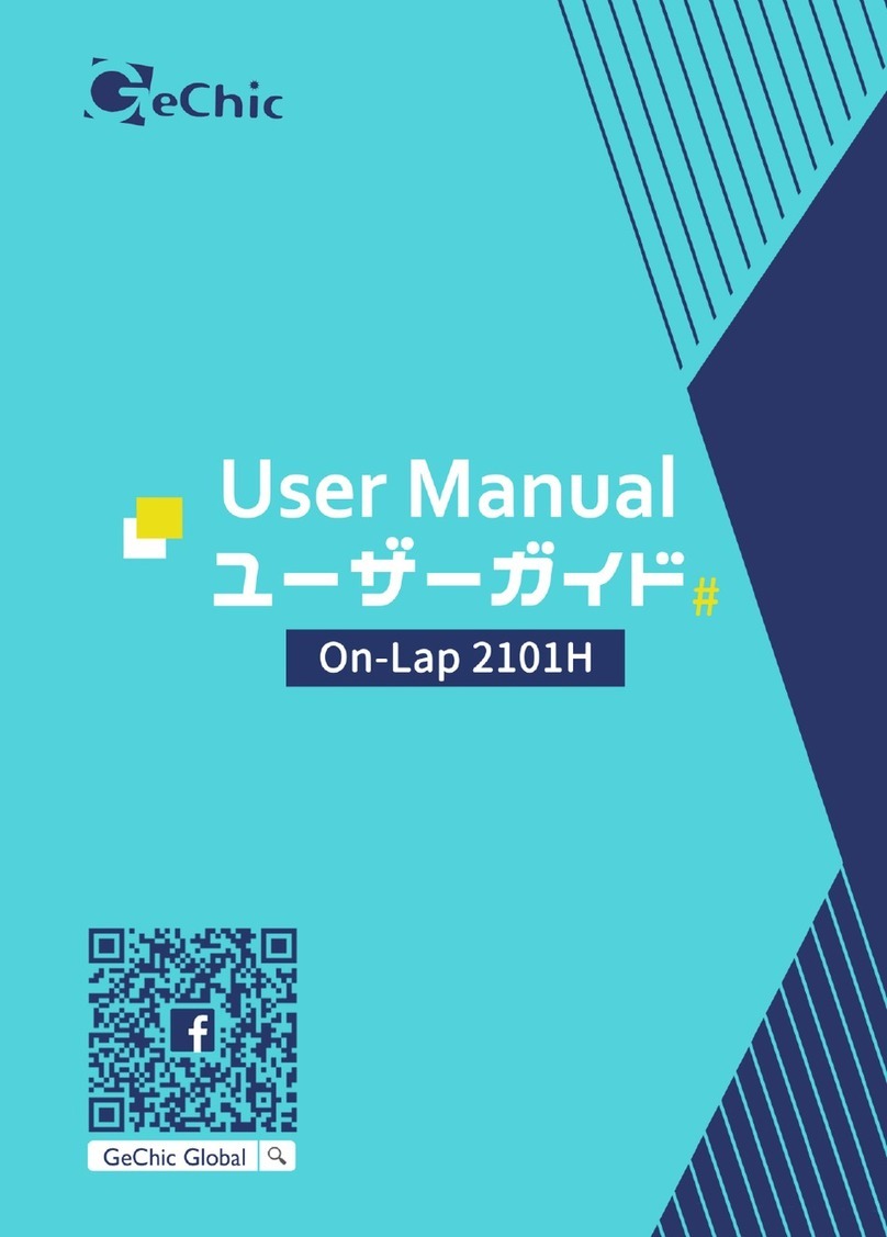 GeChic On-Lap 2101H User manual GeChic On-Lap 2101H User manual