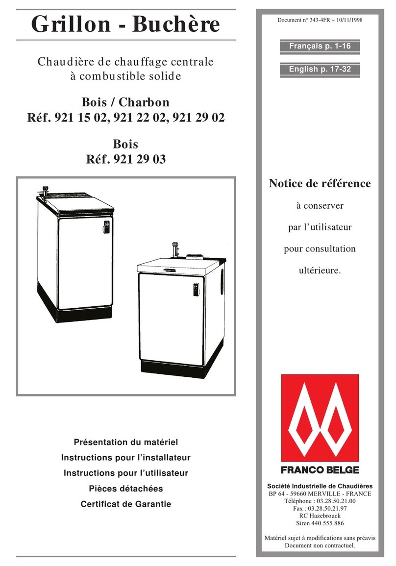 FRANCO BELGE 921 Series Technical manual