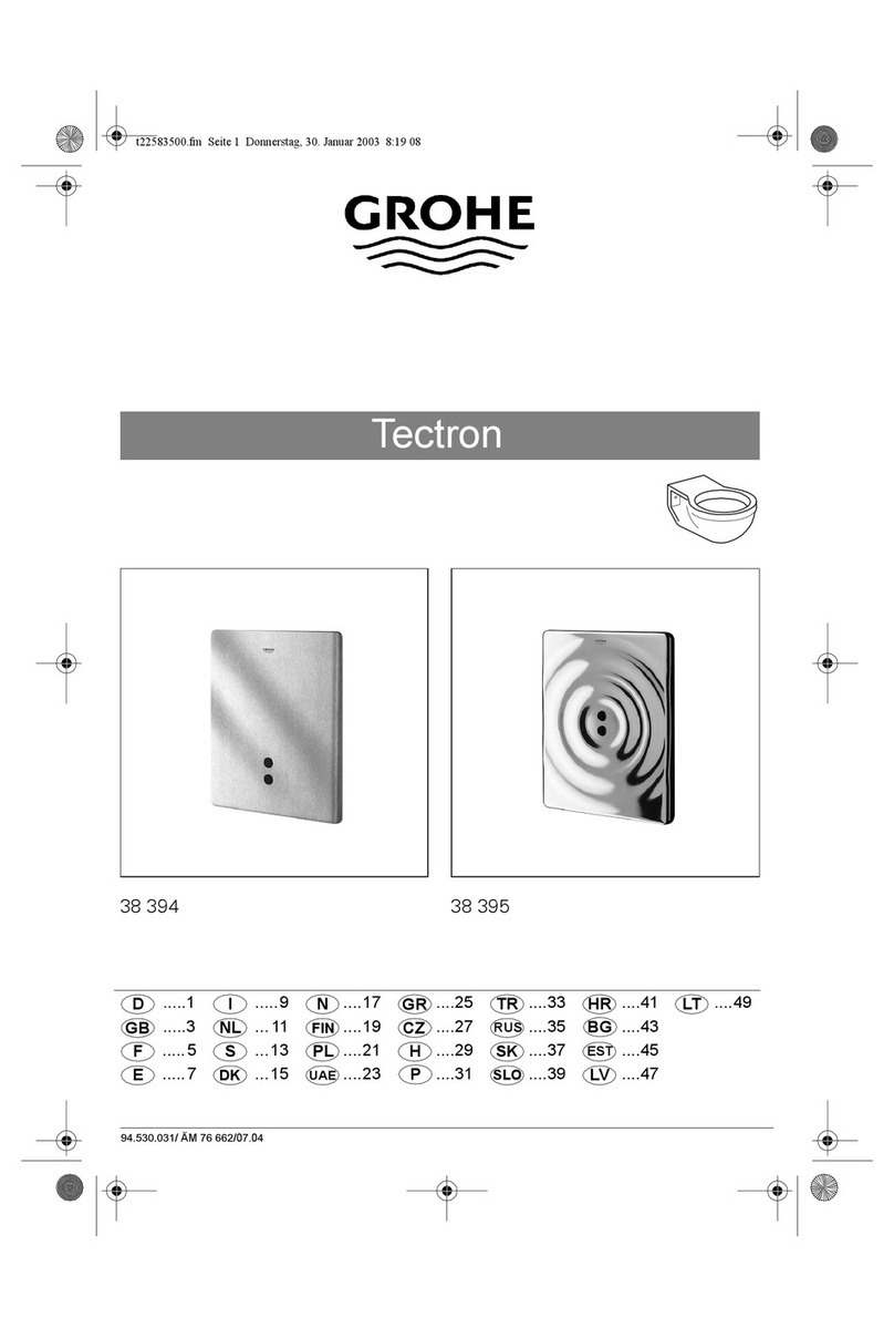 Grohe Tectron 38 394 manual