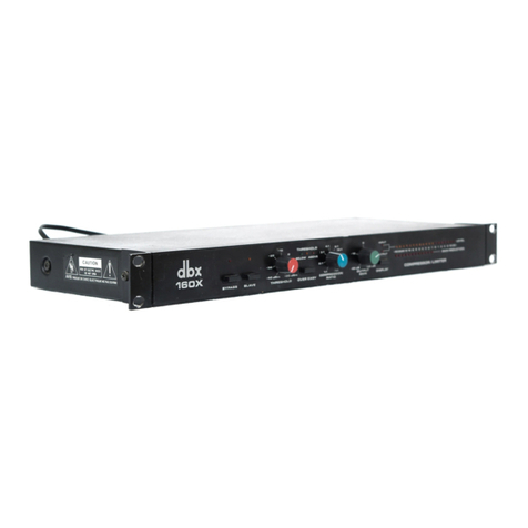 dbx 160X User manual