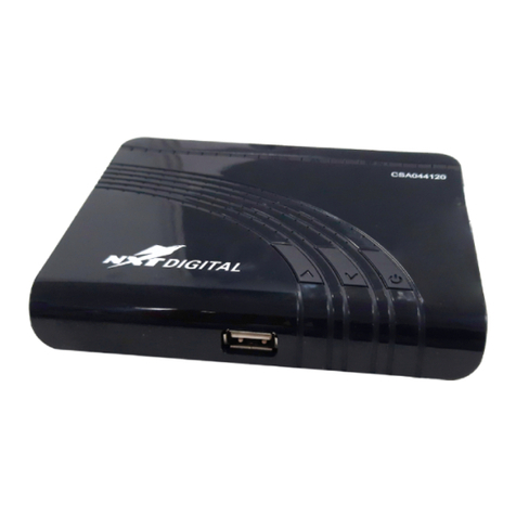 NXT Digital STB CSA044120 user manual