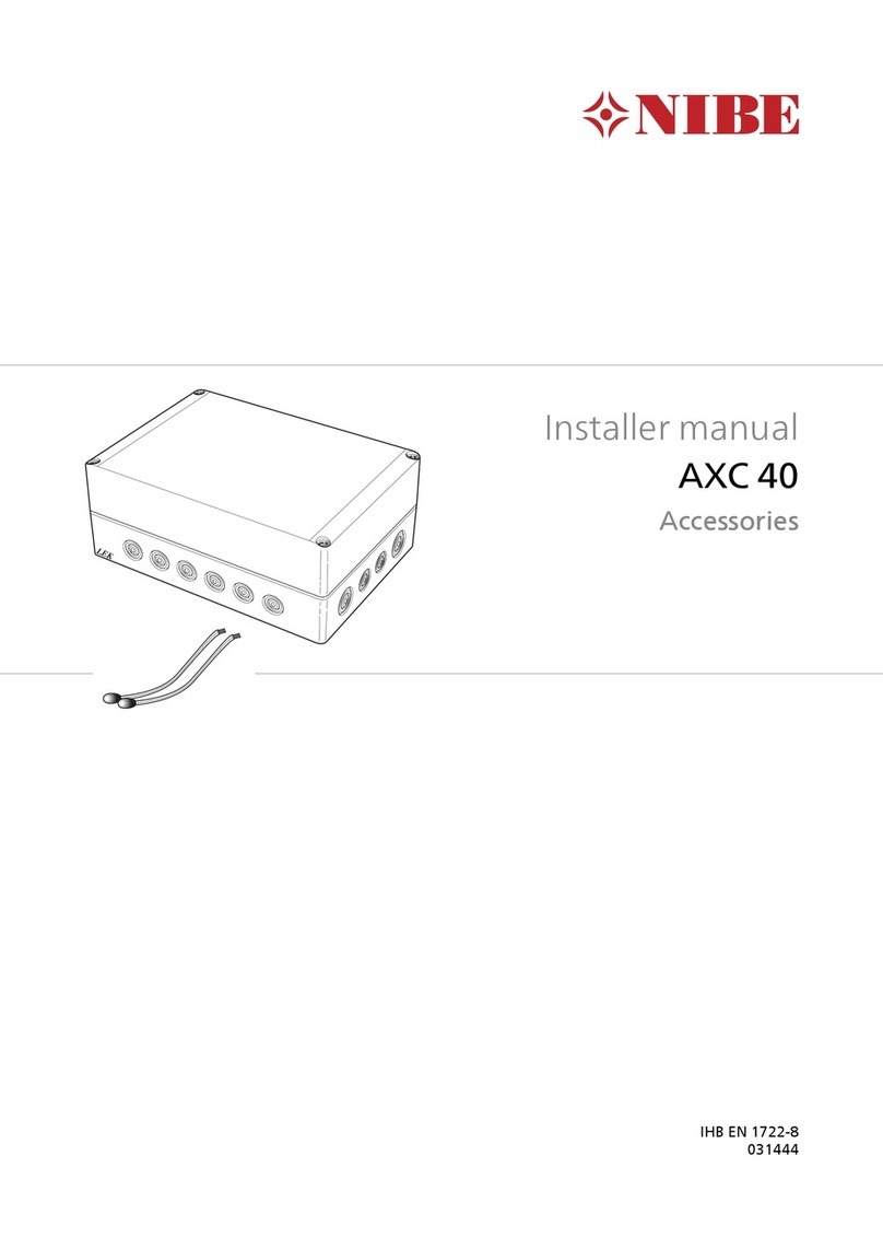 Nibe AXC 40 User guide