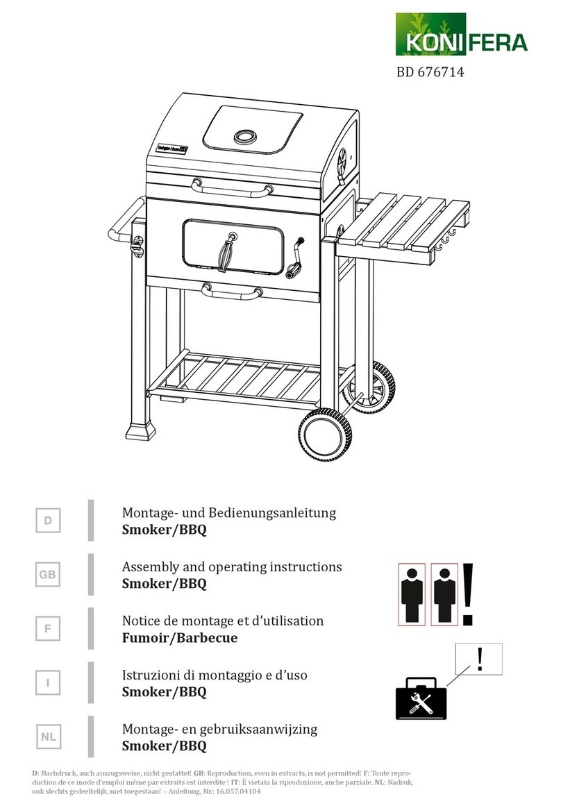 Konifera BD 676714 Assembly and operating instructions
