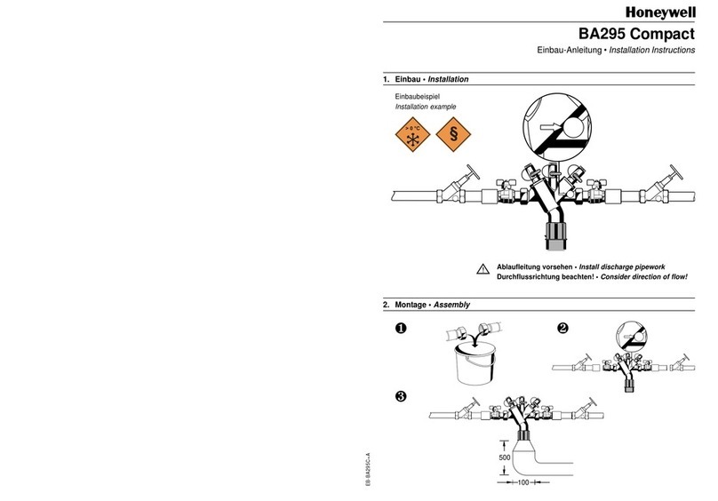Honeywell BA295 Compact installation instructions