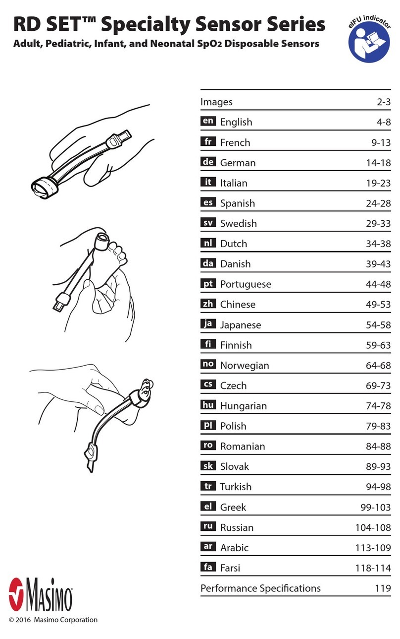 Masimo RD SET Specialty Sensor Series User manual