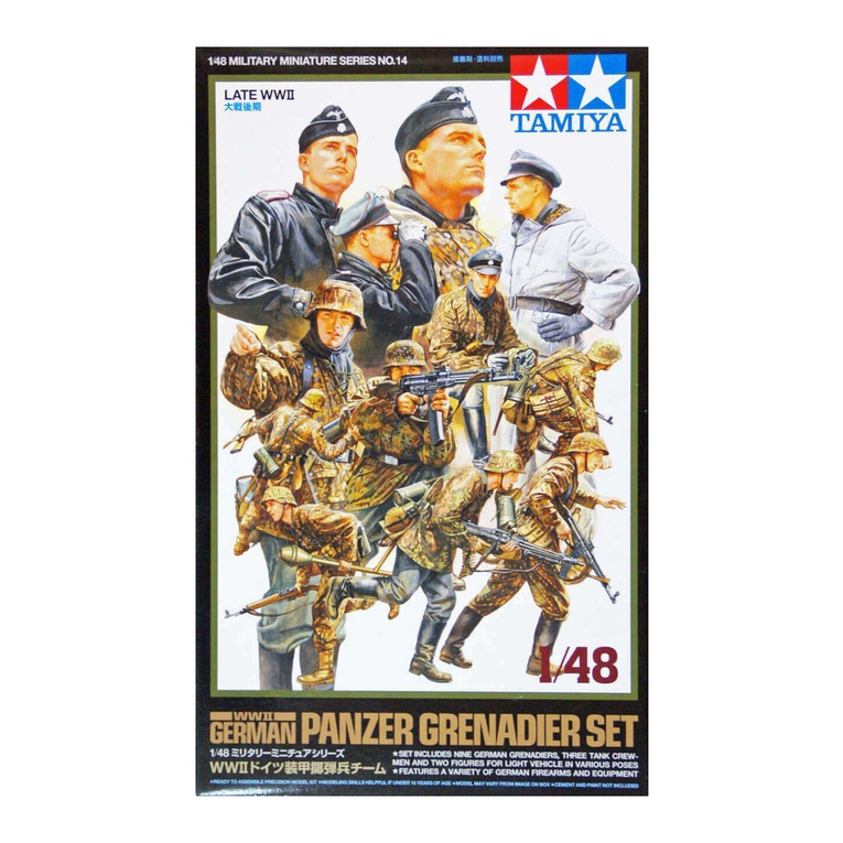 Tamiya WWII GERMAN PANZER GRENADIER SET User manual