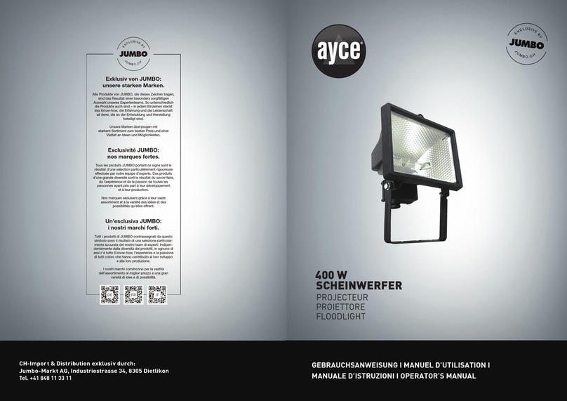 Jumbo Ayce 0201 Operator's manual