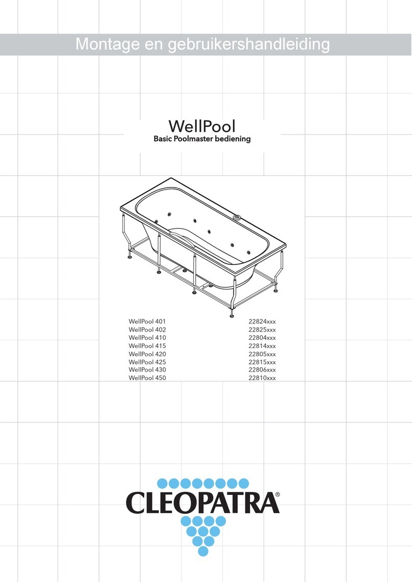 CLEOPATRA WellPool Square 401 User manual