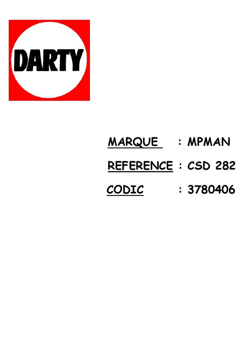 MP-Man CSD-282 instruction manual