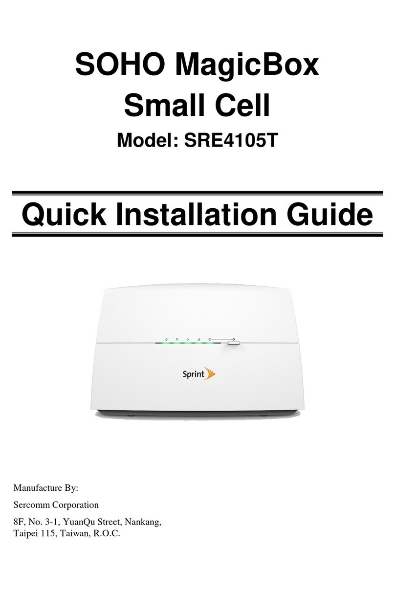 Sercomm SOHO MagicBox Quick installation guide