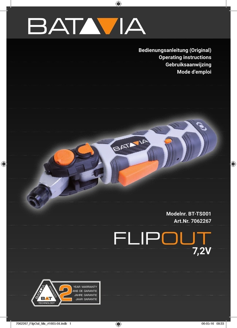 Batavia FLIPOUT BT-TS001 operating instructions