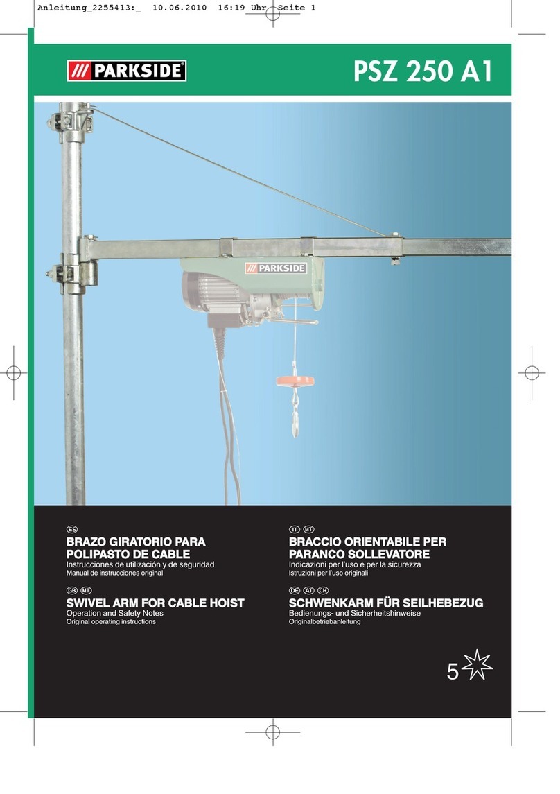 Parkside PSZ 250 A1 User manual