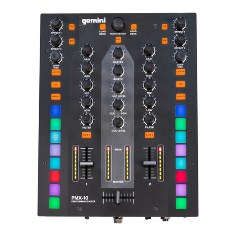 Gemini PMX-10 User manual
