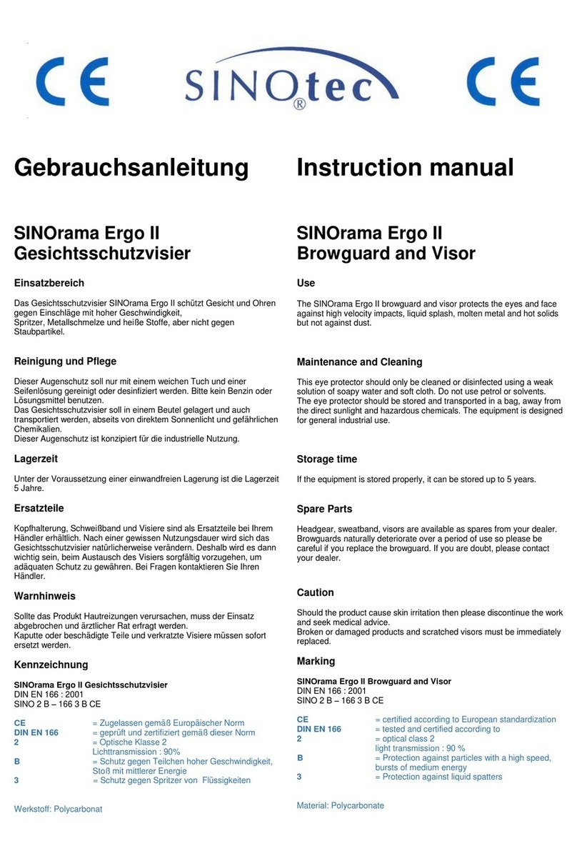 Sinotec SINOrama Ergo II instruction manual