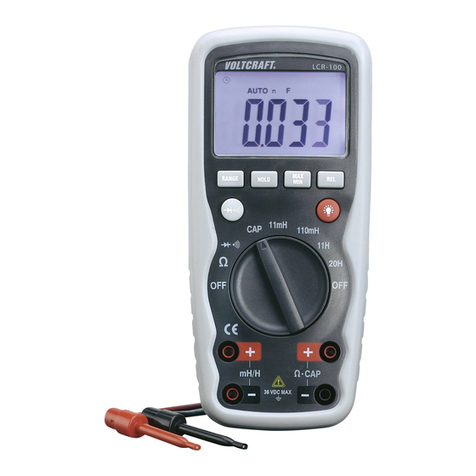 VOLTCRAFT LCR-100 User manual VOLTCRAFT LCR-100 User manual