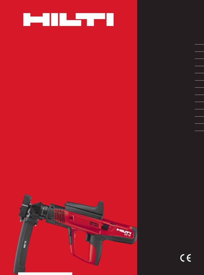 Hilti DX 76 User manual