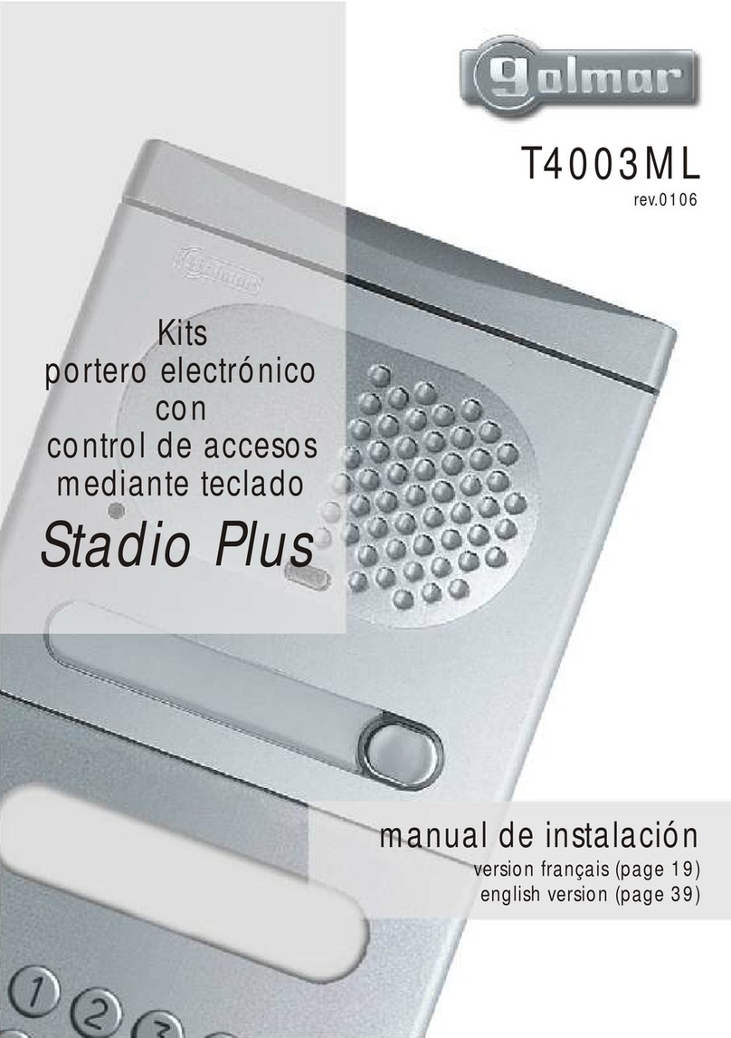 golmar Stadio Plus T4003ML User manual