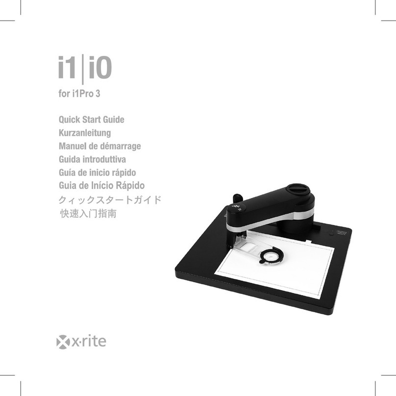 X-Rite i1iO quick start guide