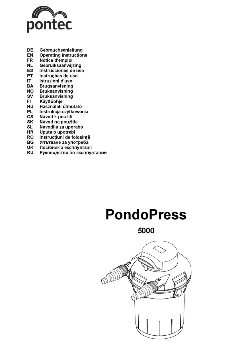 Pontec PondoPress 5000 operating instructions Pontec PondoPress 5000 operating instructions