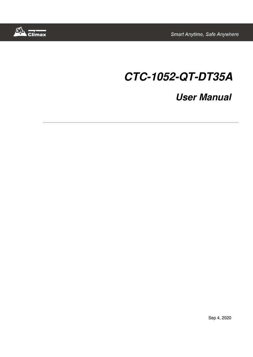 Climax CTC-1052-QT-DT35A user manual