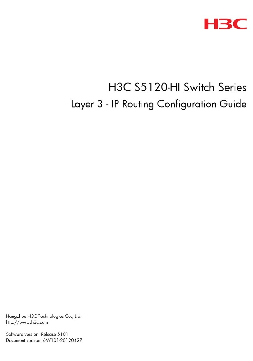 H3C S5120-HI Series User manual H3C S5120-HI Series User manual