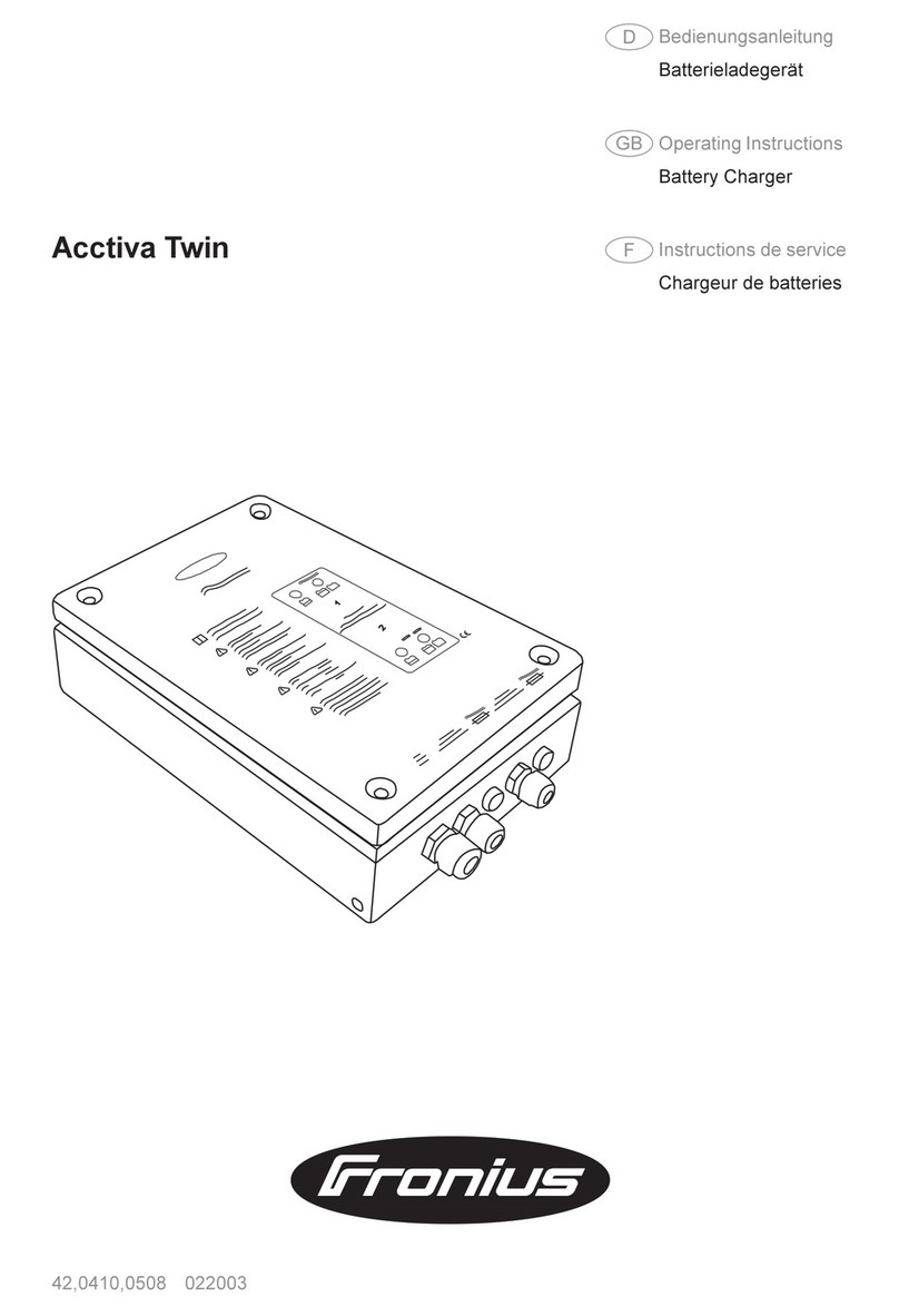 FRO­NIUS Acctiva Twin operating instructions