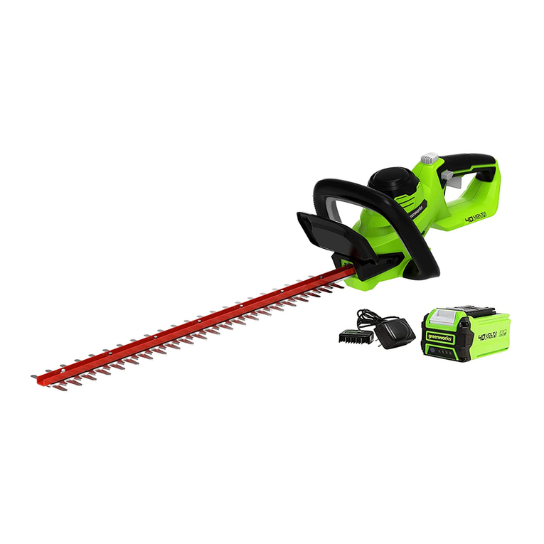 GreenWorks G40HT User manual