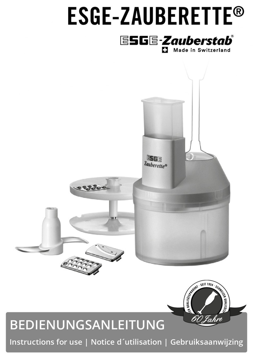 Unold ESGE-ZAUBERETTE ESGE-Zauberstab E 120 Select Instructions for use