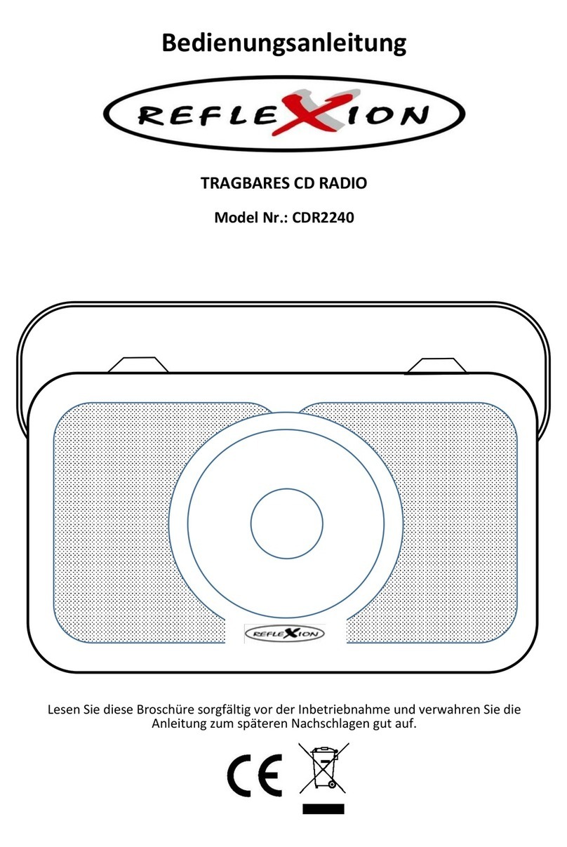 Reflexion CDR2240 user manual