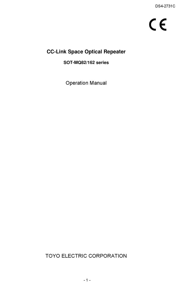 Toyo SOT-MQ82 Series Operation manual