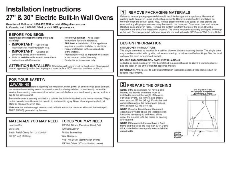 GE JTS5000BNTS installation instructions