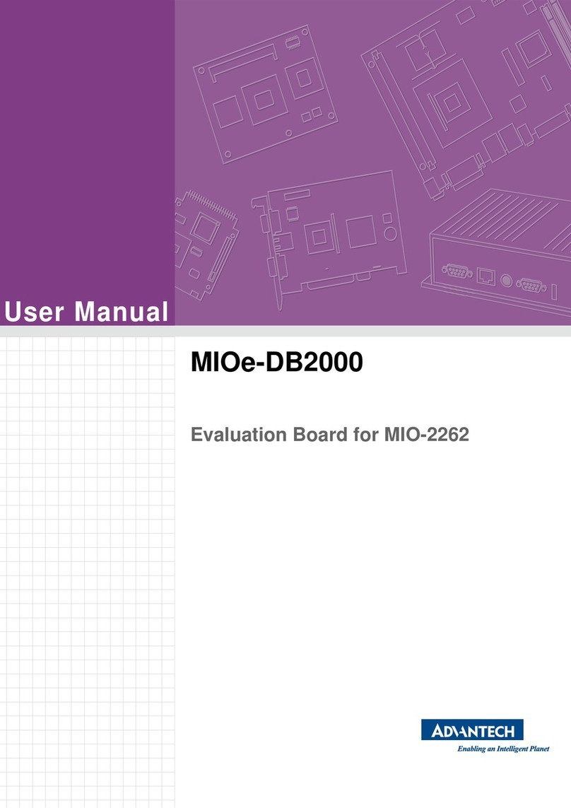 Advantech MIOe-DB2000 User manual