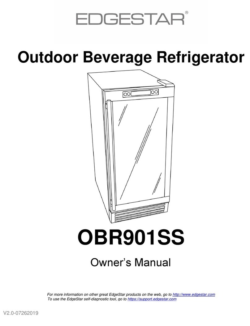 EdgeStar OBR901SS owner's manual