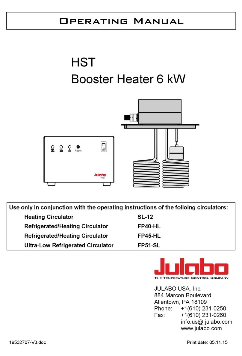 Julabo HST User manual