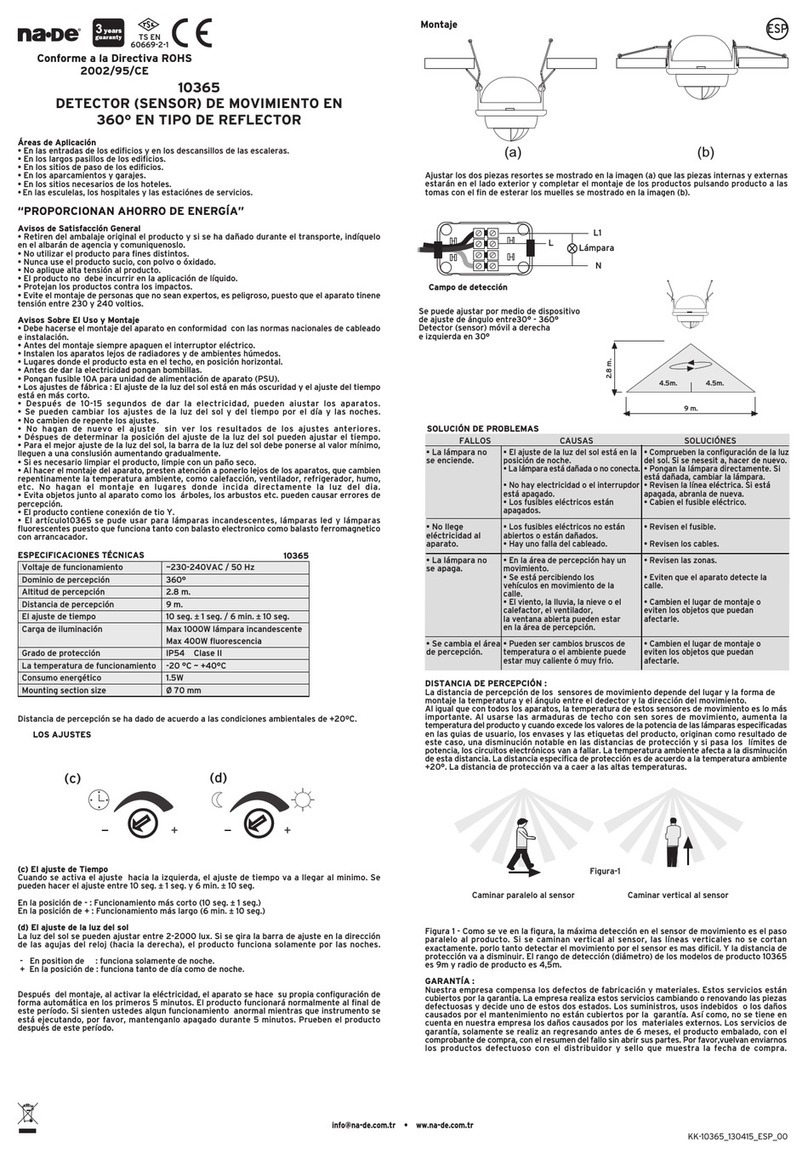 NA-DE 10365 manual