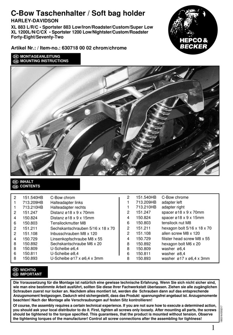 hepco & becker 630718 00 02 User manual