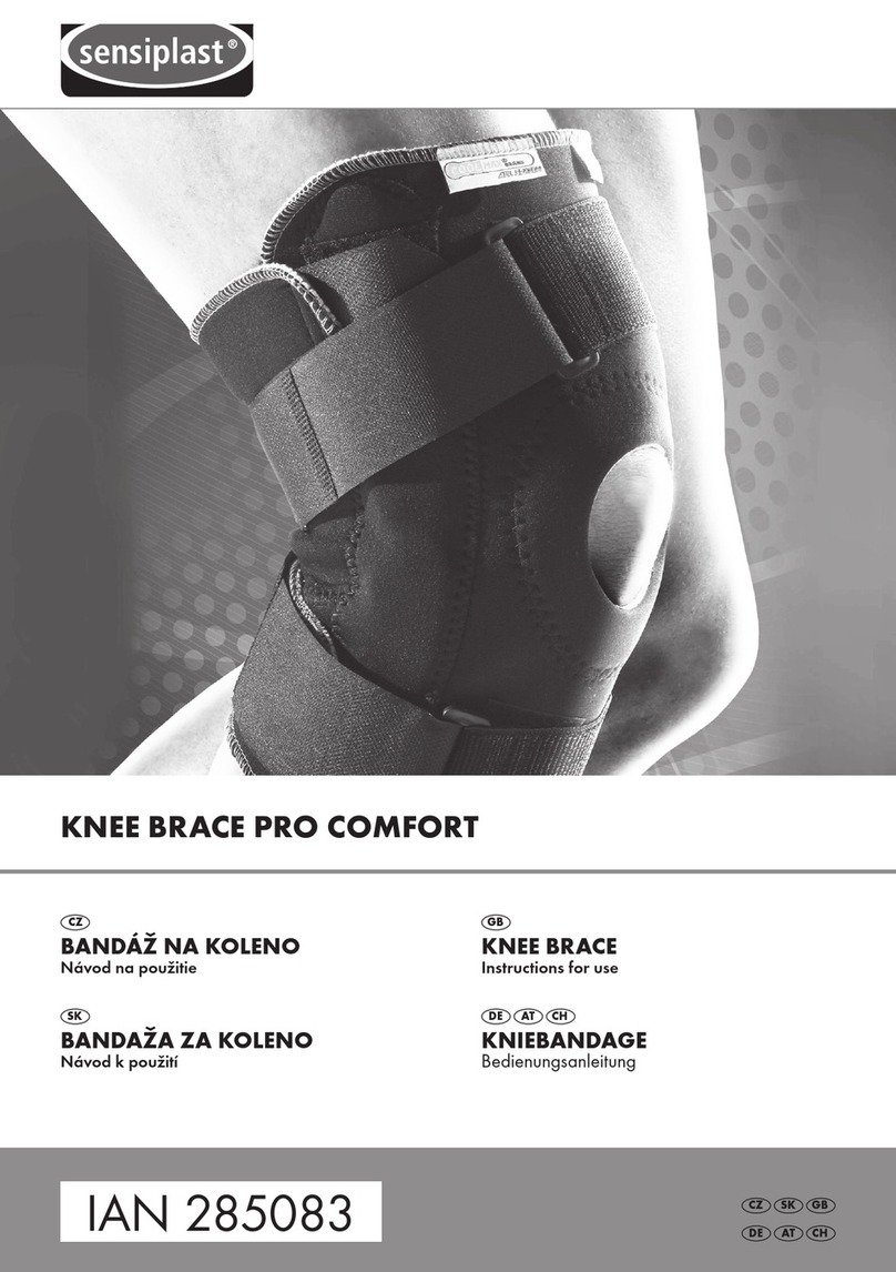 sensiplast PRO COMFORT Instructions for use