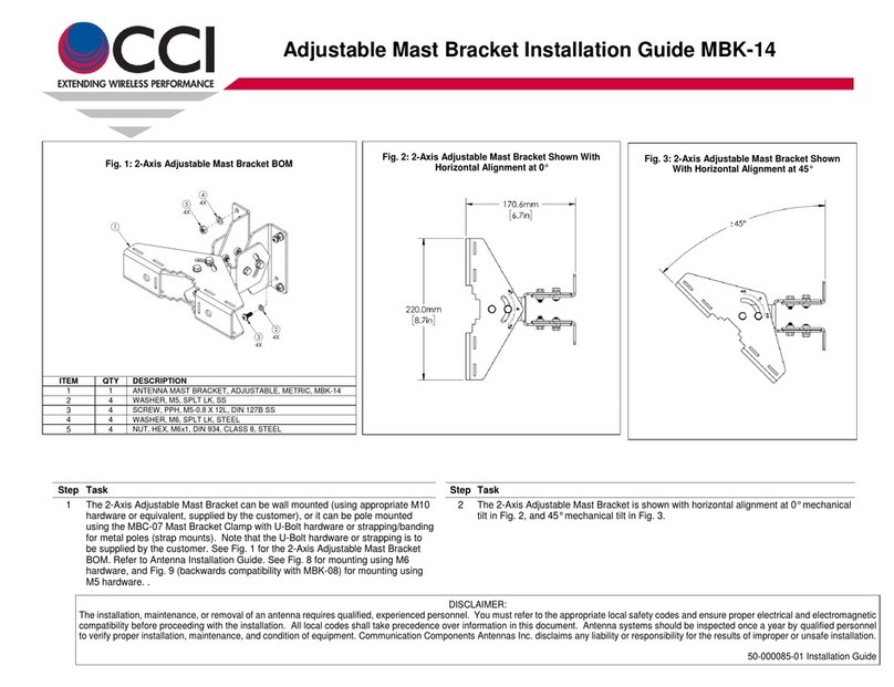 CCi MBK-14 installation guide