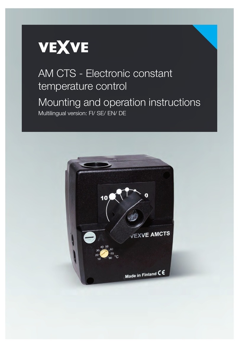 Vexve AM CTS Mounting and operation instructions
