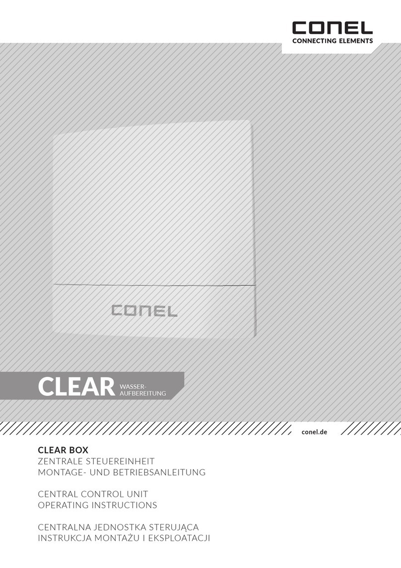 Conel CLEAR BOX operating instructions