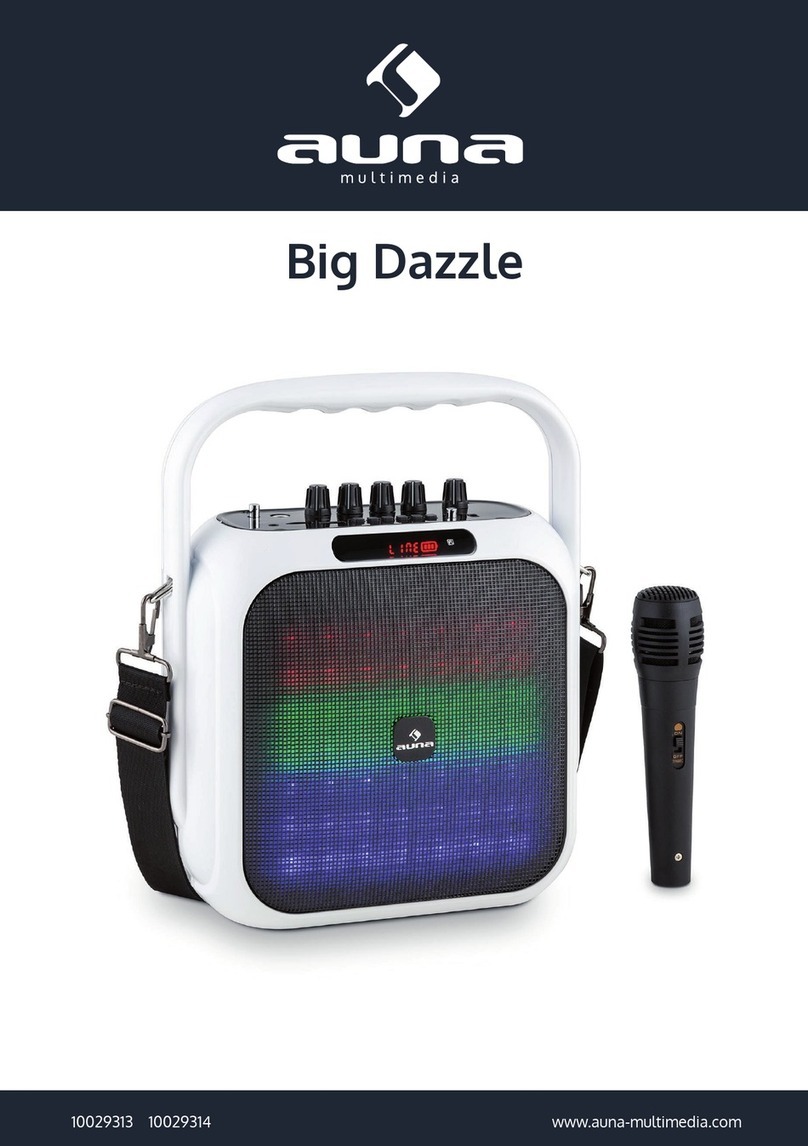 auna multimedia Big Dazzle instruction manual