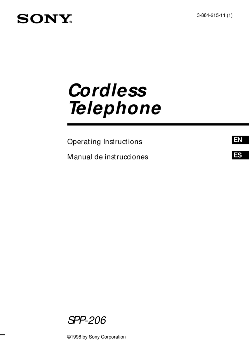 Sony SPP-206 User manual