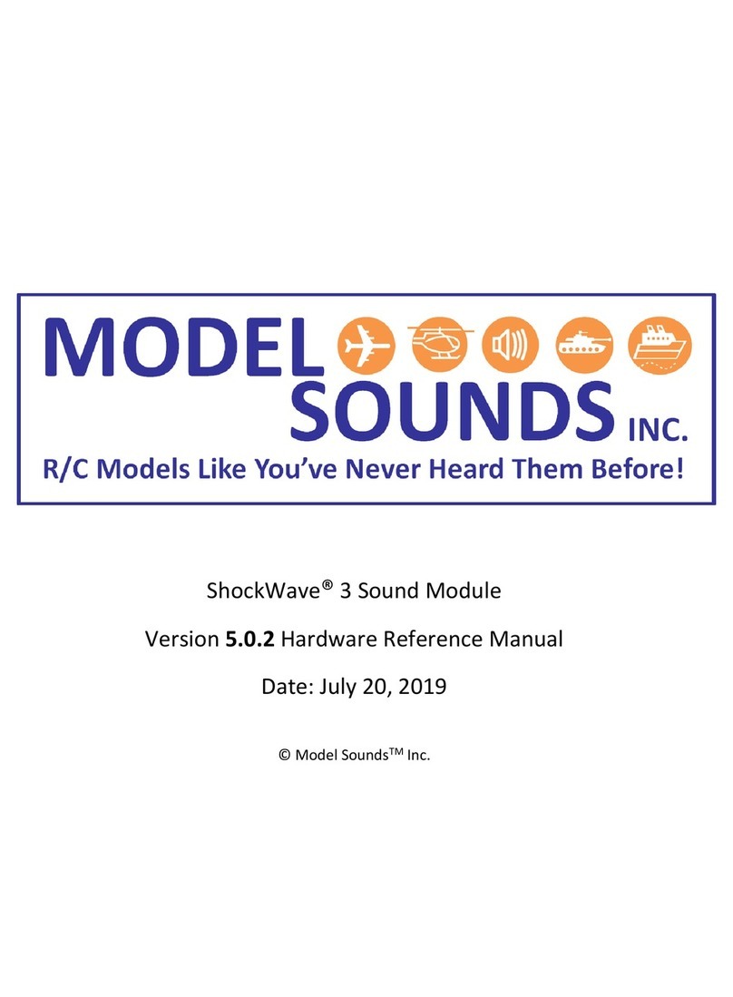MODEL SOUNDS ShockWave 3 Hardware reference manual