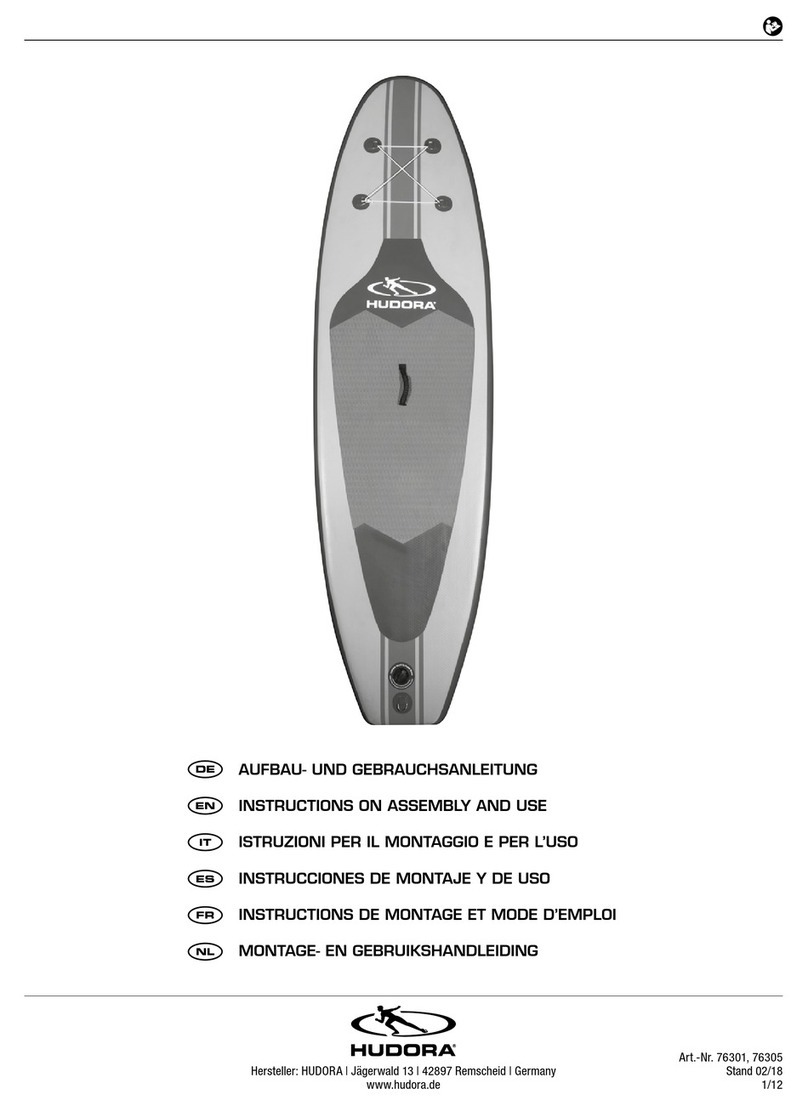 Hudora 76301 INSTRUCTIONS ON ASSEMBLY AND USE Hudora 76301 INSTRUCTIONS ON ASSEMBLY AND USE