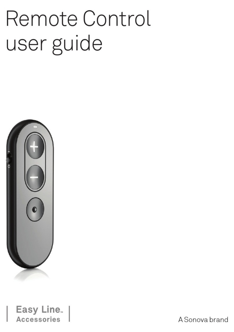 Sonova Phonak Easy Line Remote Control user guide