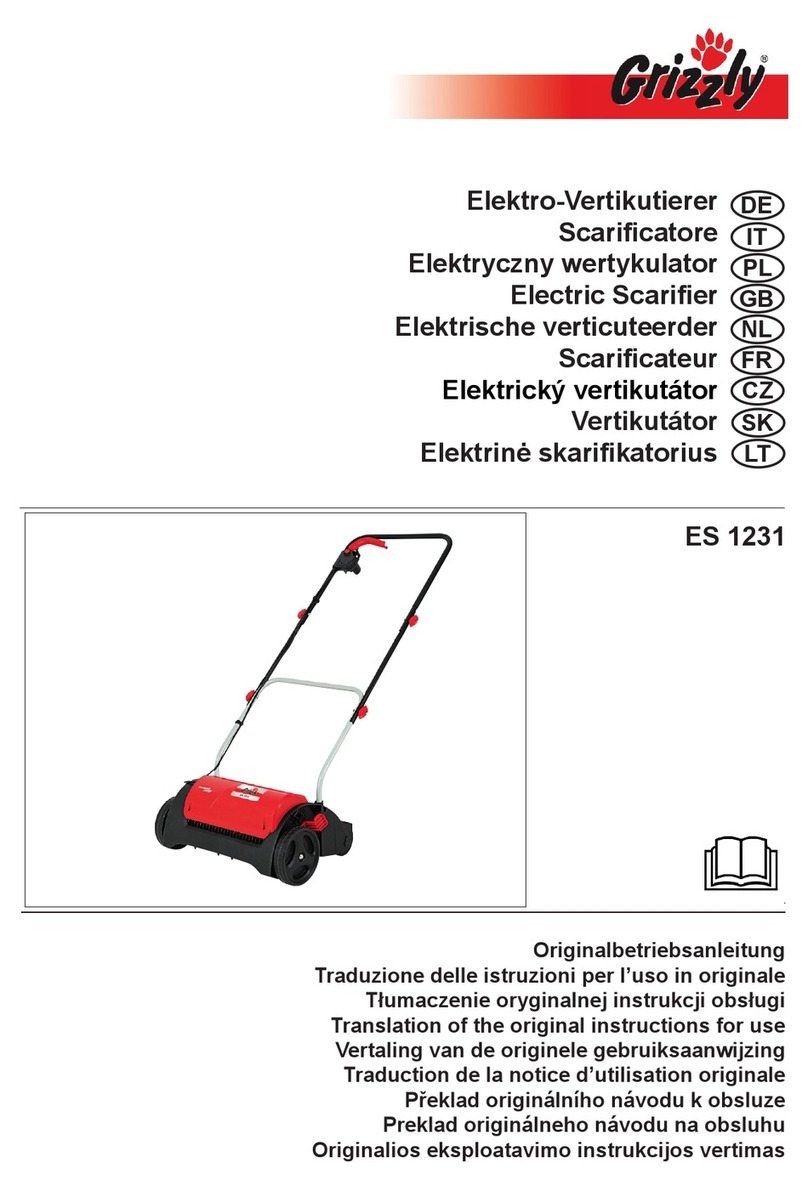 Grizzly Tools ES 1231 Operating and installation instructions Grizzly Tools ES 1231 Operating and installation instructions