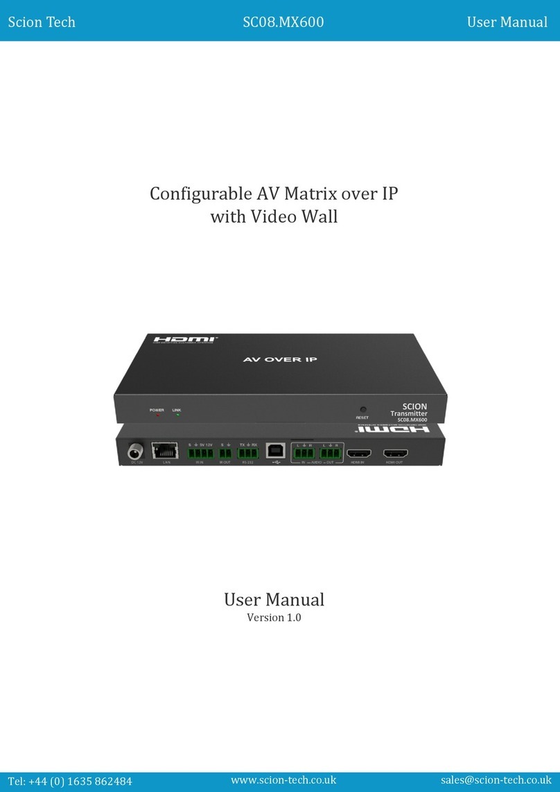 Scion-Tech SC08.MX600 Series user manual